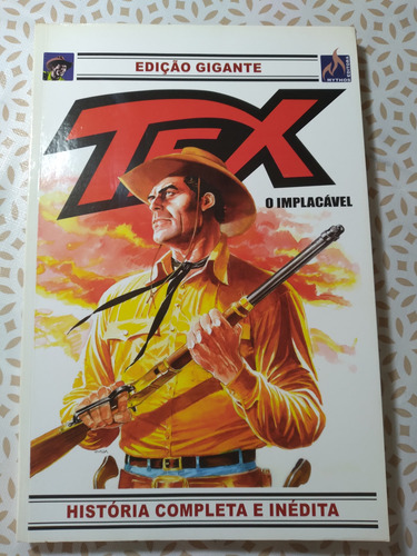 Tex Gigante 35: O Implacável - Mythos Editora 2020 - Em Português - Capa Cartão (usado) (Usado)