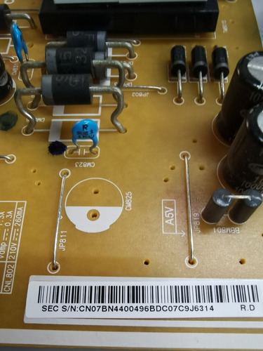 Tarjeta Fuente Samsung Un38eh5300 Bn4400496b (Usado)