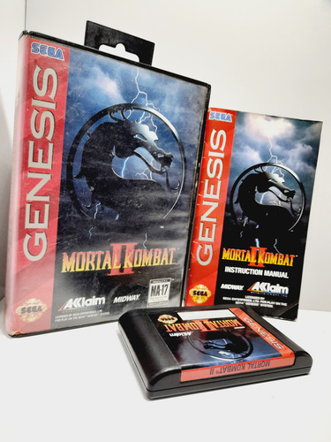 Mortal Kombat 2 Mega Drive Original Americana. Impecável! (Usado)