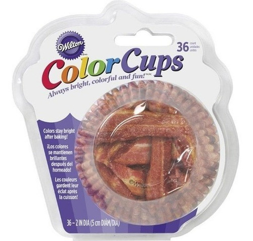Capacillo Estándar Diseño Tocino 36 Piezas Wilton