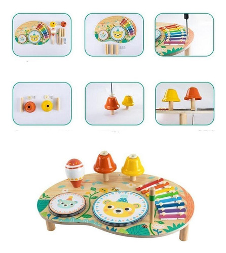 Juego De Batería Para Niños, Instrumento Musical Para