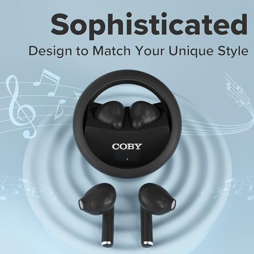 Coby Auriculares Inalámbricos Giratorios Verdaderos | Total