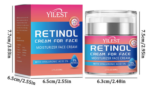 Hyaluronic And Retinol Face Cream Fading Fine Lines Firming