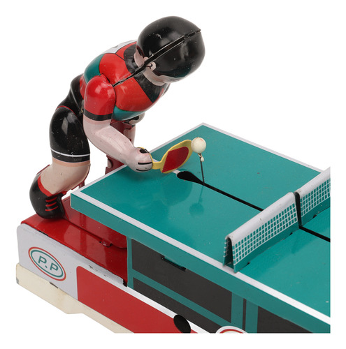 Tenis De Mesa De Ping Pong Con Mecanismo De Hojalata Vintage