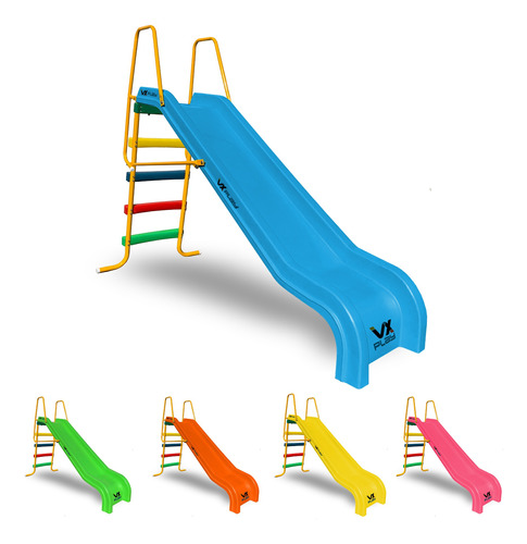 Tobogan Infantil 4 Escalones Bajada Rotomoldeo Doble Pared