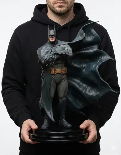 ヒスミニ LEDフィギュア 約30cm Estatua Batman Action Figure Dc Alex Ross Heroi 30cm