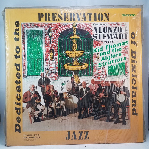 Alonzo Stewart - Kid Thomas - Dixieland Jazz Usa Lp Vinilo