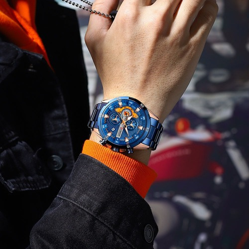 Reloj De Cuarzo Para Hombre Curren Reloj Clásico P De Moda P