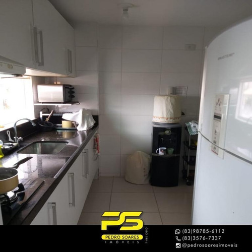 (oportunidade) Apartamento Com 3 Dormitórios À Venda, 102 M² Por R$ 330.000 - Intermares - Cabedelo/pb - Ap4537