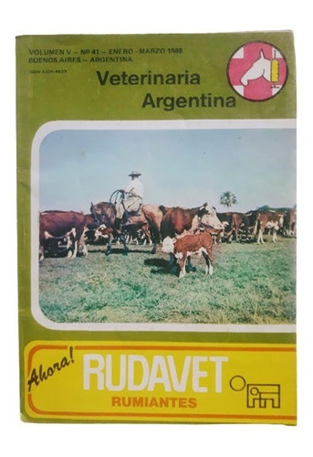 Revista Veterinaria Argentina N° 41 Enero  1988