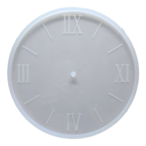 Molde Silicona Para Reloj 20cm De Diametro Resina Arte Deco