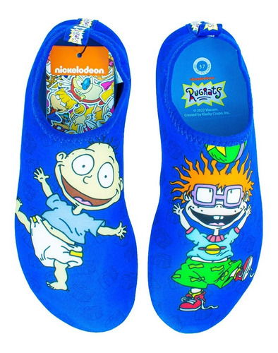 Imagen 4 de 4 de Aqua Shoes Rugrats Nickelodeon Azul Rey Moletto