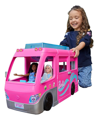 Set De Camper Barbie Con  60  Accesorios Y 7 Áreas