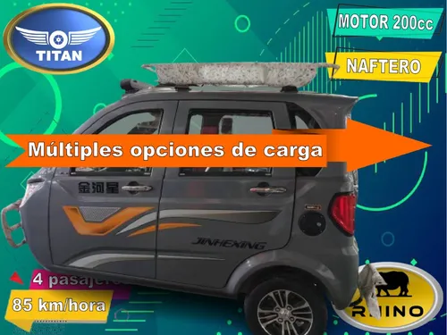 Triciclo Naftero 200cc 4 Pasajeros Titan Rhino 0km