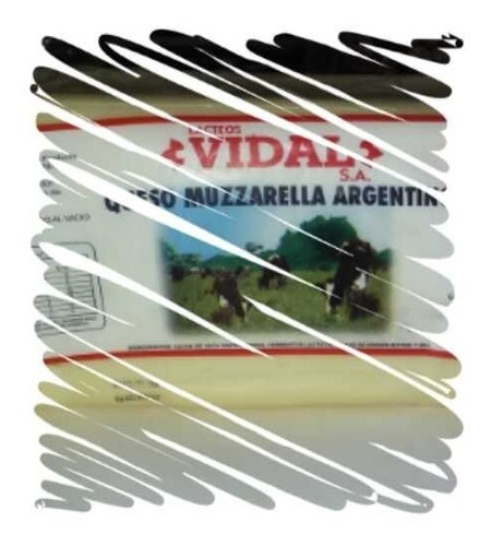 Muzzarella Vidal, Fraccionamos De Plancha, Venta Por Kg