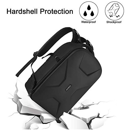 Mochila Rigida Impermeable Para Camara Dslr Y Sus Accesorios