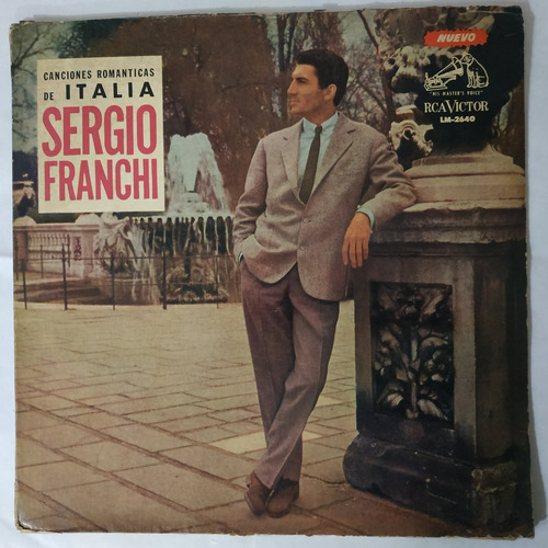 Música Disco Vinilo, Sergio Franchi Canciones Románticas (Usado)