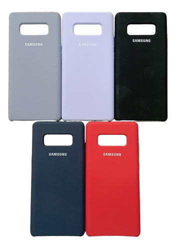 Forro Silicone Case  Unicolor Samsung Note 8