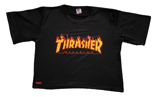 Crop Top Thrasher Magazine 