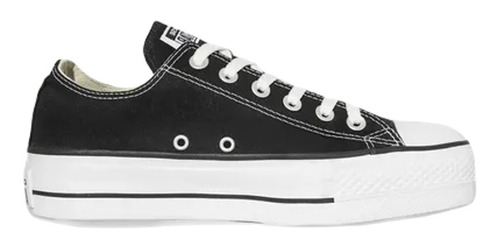 Zapatilla Converse Con Plataforma Negra 