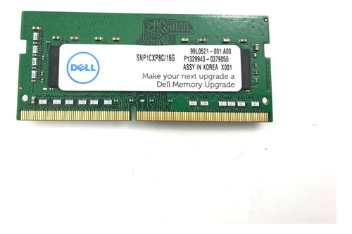 Memoria Dell 32gb 2rx8 Ddr5 Sodimm 4800mhz Snpr62cwc/32g