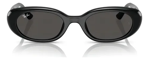 Óculos De Sol RB4441D BIO-BASED Preto com Lente Cinza-escuro Ray
