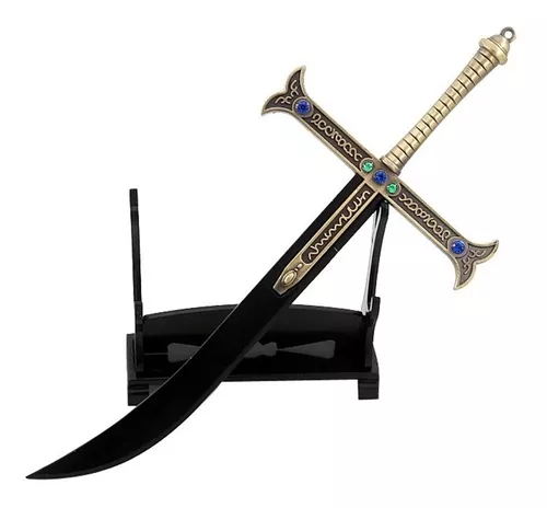 Espada Katana Metal One Piece Dracule Mihawk 25 Cm