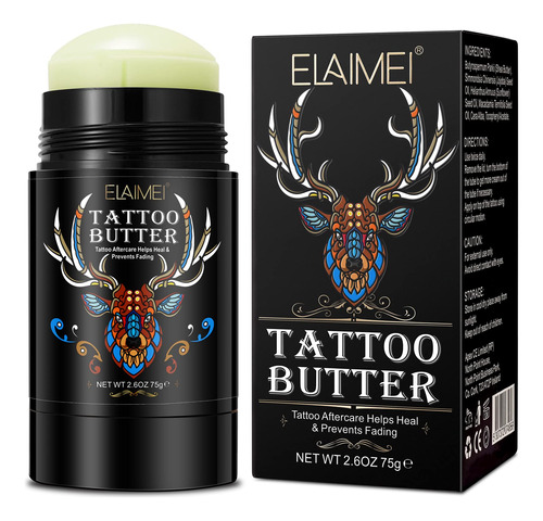 Balsamo De Mantequilla Para Cuidado Posterior Del Tatuaje, C