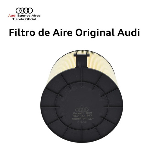 Imagen 4 de 7 de Filtro De Aire Audi A5 Sportbak/coupe/cabrio 2008 Al 2013