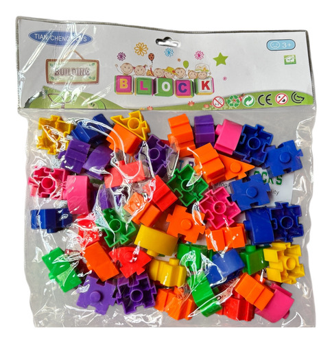Juguetes Didácticos Para Ensamblar 2 Bolsas Colores Kit 3