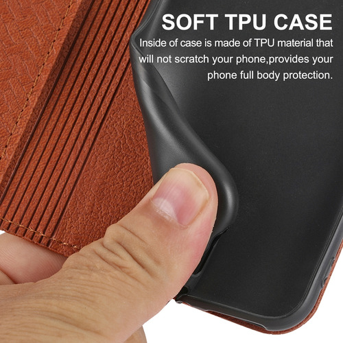 Funda De Fuerte Magnetismo Para Redmi Note 11 Pro 4g/11 Pro 5g/11 Se India Con Ranura Para Tarjetas, Soporte Y Correa De Muñeca