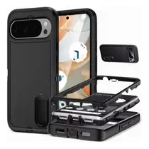 Comprar Case Google Pixel 9 Pro Xl Carcasa 360° 3 Partes Con Soporte