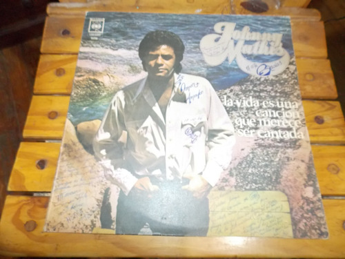 Vinilo Lp Johnny Mathis- La Vida Es Una Cancion Que Merece..