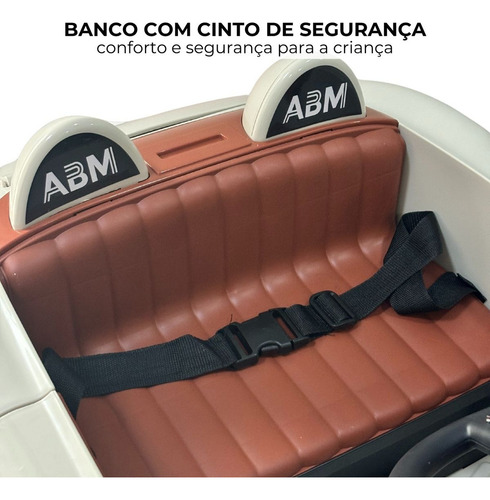 Mini Carro Elétrico Infantil Retrô 12v Cinza Importway