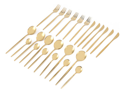 Tenedor De 24 Piezas Para Vajilla De Acero Inoxidable