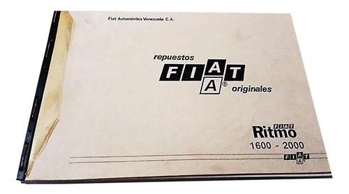 Catalogo De Piezas Fiat Ritmo (1.6 - 2.0)