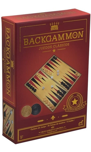 Juego De Mesa Backgammon Clásico Novelty