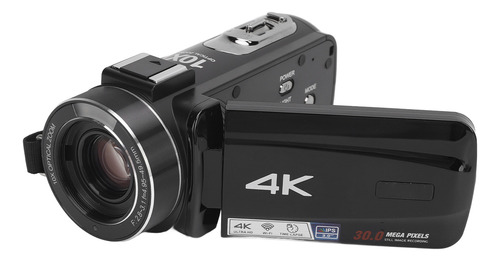 Videocámara Digital 4k, Zoom Óptico De 3 Megapíxeles, 10x, 1