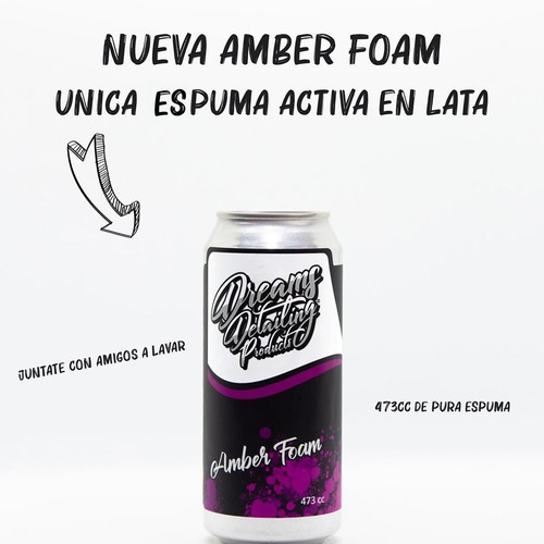 Imagen 3 de 5 de Dreams Detailing | Amber Foam | Espuma Activa Rosa | Galon