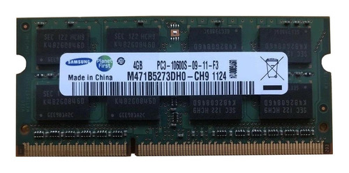 Memoria RAM color verde 4GB 1 Samsung M471B5273DH0-CH9