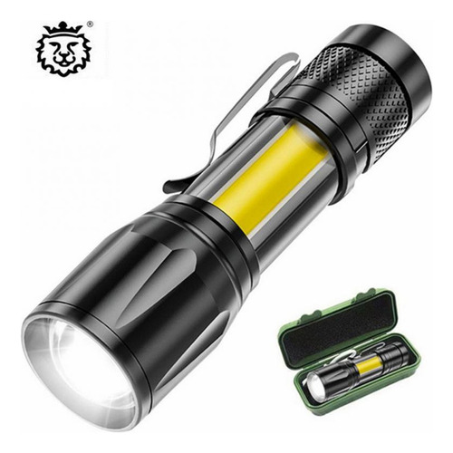 Linterna Led Portátil Recargable Con Zoom Penlight Yv