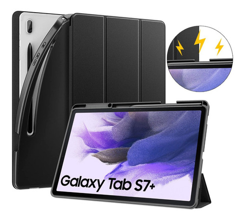 Case Funda Para Galaxy Tab S7 Plus T970 T975 Con Pen Holder