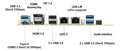 Q670 8-bay Nas Mini-itx Laga1700 (support Gen. Desktop Proce