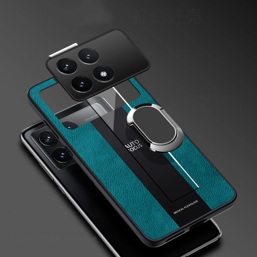 Funda Para Xiaomi Poco F6 Pro 5g Sólido Resistente Anillo