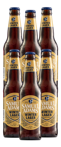 Six Pack Cerveza Samuel Adams Winter Lager 355 Ml