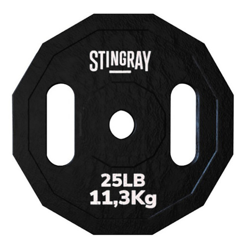 Disco De Pesa 25 Libras (11.33kg) Hierro Fundido Stingray