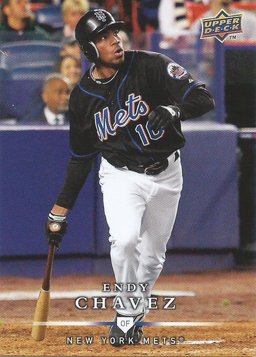 Barajita Endy Chavez Upper Deck 2008 #412 Mets New York