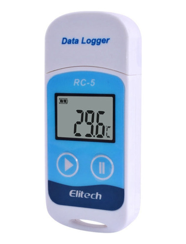 Registro Digital De Datos De Temperatura Usb Elitech Rc-5 De