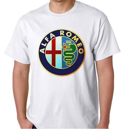 S/frete Camiseta Camisa Blusa Alfa Romeo Romeo Carro Marca