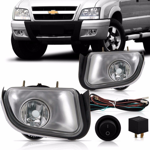 Kit Faro Auxiliar Chevrolet S10 2007 2008 2009